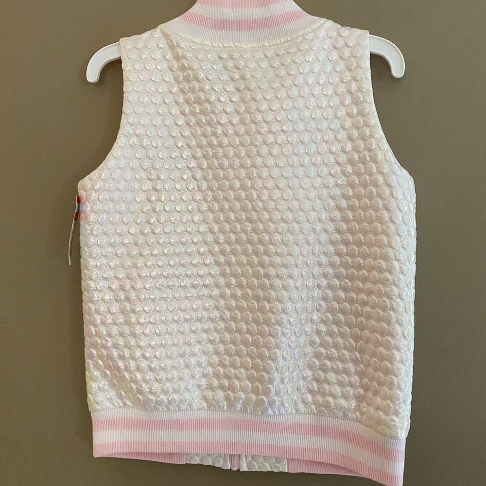 NWT Children’s white vest. Size 10/12 - Picture 2 of 3
